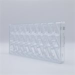 POLYCARBONATE MOLD RABBIT 27.5X13.5X2.4CM