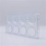 POLYCARBONATE MOLD MINI TURBAN 27.5X13.5X2.4CM