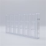 POLYCARBONATE MOLD BRIDGE 27.5X13.5X2.4CM