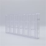 POLYCARBONATE MOLD BRIDGE 27.5X13.5X2.4CM