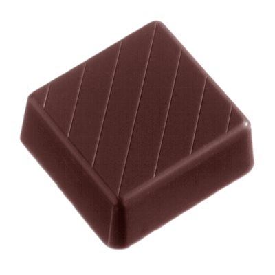 POLYCARBONATE MOLD CUP LOZENGE 27.5X13.5X2.4CM