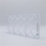POLYCARBONATE MOLD CUP LOZENGE 27.5X13.5X2.4CM