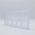 POLYCARBONATE MOLD CUP CLOVER 27.5X13.5X2.4CM