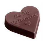 POLYCARBONATE MOLD HEART VALENTINE 27.5X13.5X2.4CM