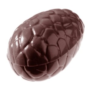 POLYCARBONATE MOLD EGG CROCO 48MM 27.5X13.5X2.4CM