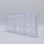 POLYCARBONATE MOLD EGG CROCO 48MM 27.5X13.5X2.4CM