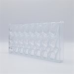 POLYCARBONATE MOLD RABBIT 3X8 PC 27.5X13.5X2.4CM