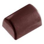 POLYCARBONATE MOLD BUCHE SMOOTH 27.5X13.5X2.4CM