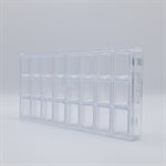 POLYCARBONATE MOLD BUCHE SMOOTH 27.5X13.5X2.4CM