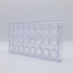 POLYCARBONATE MOLD HAZELNUT 27.5X13.5X2.4CM