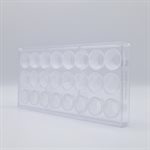 POLYCARBONATE MOLD CUVET RIBBED 27.5X13.5X2.4CM