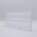 POLYCARBONATE MOLD CUVET RIBBED 27.5X13.5X2.4CM