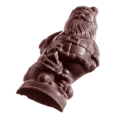 POLYCARBONATE MOLD SANTA 27.5X13.5X2.4CM