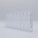 POLYCARBONATE MOLD SANTA 27.5X13.5X2.4CM