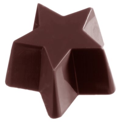 POLYCARBONATE MOLD STAR BOUCHE 27.5X13.5X3CM