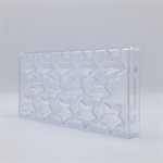 POLYCARBONATE MOLD STAR BOUCHE 27.5X13.5X3CM