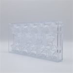POLYCARBONATE MOLD STAR BOUCHE 27.5X13.5X3CM