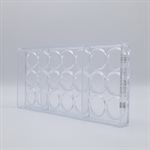 POLYCARBONATE MOLD ROUNDEL 33MM 27.5X13.5X2.4CM