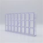 POL.MLD BUCHE WITH STRIPES 27.5X13.5X2.4CM