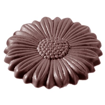 POLYCARBONATE MOLD SUNFLOWER 27.5X13.5X2.4CM