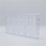 POLYCARBONATE MOLD SUNFLOWER 27.5X13.5X2.4CM
