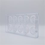 POLYCARBONATE MOLD SUNFLOWER 27.5X13.5X2.4CM