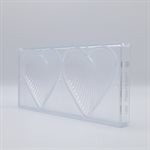 POL.MLD HEART WITH STRIPES 27.5X13.5X2.6CM