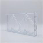 POL.MLD HEART WITH STRIPES 27.5X13.5X2.6CM