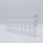 POLYCARBONATE MOLD BUCHE 13GR 27.5X13.5X2.4CM