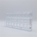 POLYCARBONATE MOLD BUCHE 13GR 27.5X13.5X2.4CM