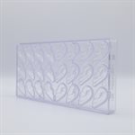 POLYCARBONATE MOLD SHRIMP 27.5X13.5X2.4CM