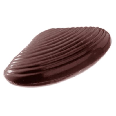 POLYCARBONATE MOLD TRIANGEL MUSSEL 27.5X13.5X2.4CM
