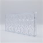 POLYCARBONATE MOLD TRIANGEL MUSSEL 27.5X13.5X2.4CM