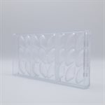 POLYCARBONATE MOLD TRIANGEL MUSSEL 27.5X13.5X2.4CM