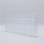 POLYCARBONATE MOLD SMALL SHELL 27.5X13.5X2.4CM