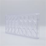 POLYCARBONATE MOLD MUSSEL 27.5X13.5X2.4CM