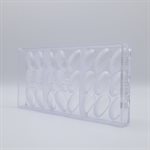 POLYCARBONATE MOLD MUSSEL 27.5X13.5X2.4CM