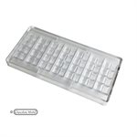 POLYCARBONATE MOLD TABLET 27.5X13.5X2.4CM