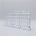 POLYCARBONATE MOLD TABLET 27.5X13.5X2.4CM