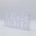 POLYCARBONATE MOLD FROG 27.5X13.5X2.4CM