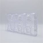 POLYCARBONATE MOLD FROG 27.5X13.5X2.4CM