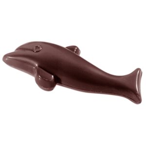 POLYCARBONATE MOLD DOLPHIN 27.5X13.5X2.4CM