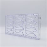 POLYCARBONATE MOLD DOLPHIN 27.5X13.5X2.4CM