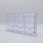 POLYCARBONATE MOLD DOLPHIN 27.5X13.5X2.4CM