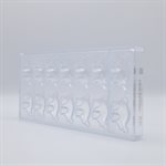 POLYCARBONATE MOLD PORK 27.5X13.5X2.4CM