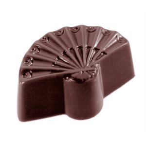 POLYCARBONATE MOLD HAND FAN 27.5X13.5X2.4CM