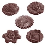 POL.MLD FLOWER CARAQUE 5 FIG 27.5X13.5X2.4CM