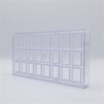 POLYCARBONATE MOLD SMALL BLOCK 27.5X13.5X2.4CM