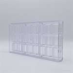 POLYCARBONATE MOLD SMALL BLOCK 27.5X13.5X2.4CM