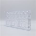 POLYCARBONATE MOLD SMALL LEAF 27.5X13.5X2.4CM